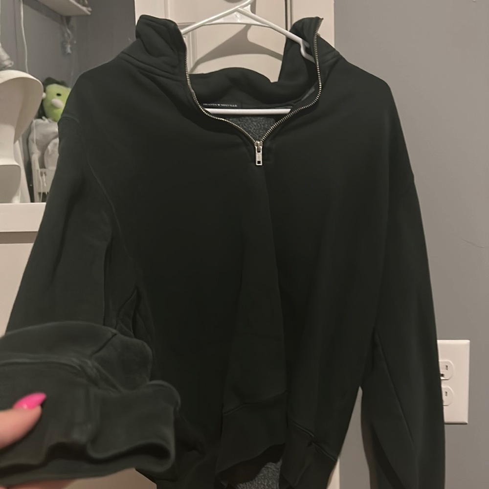 brandy melville quarter zip!